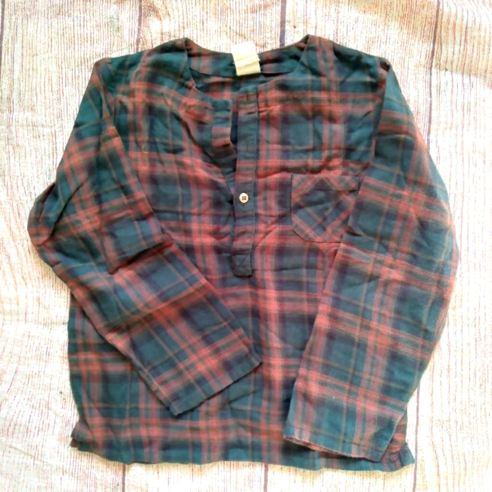 Bonbon plaid shirt size 8